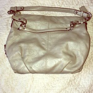 Coach leather hand bag